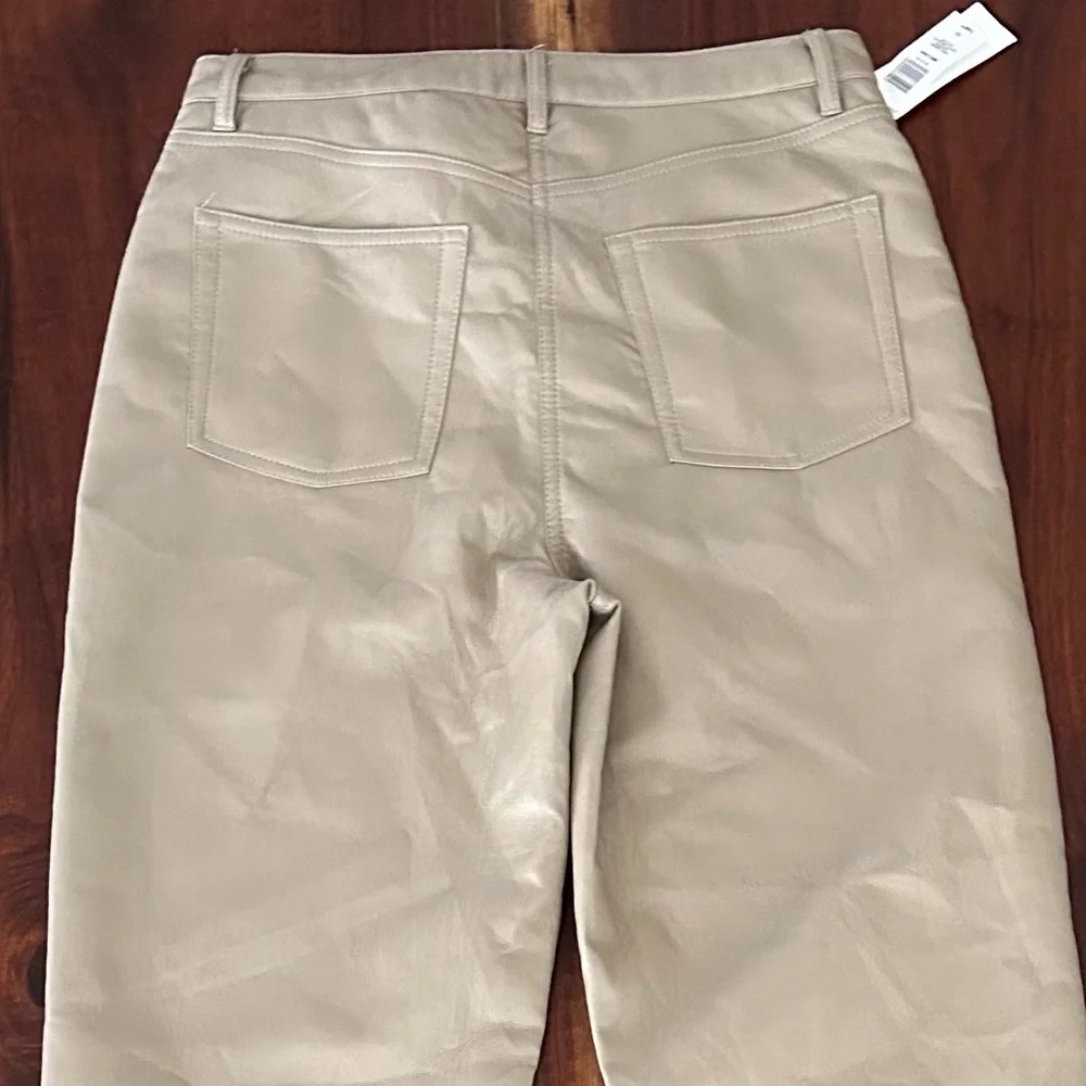 Wilfred Melina Pant Vegan Leather Dry Sage Size 10 NWT